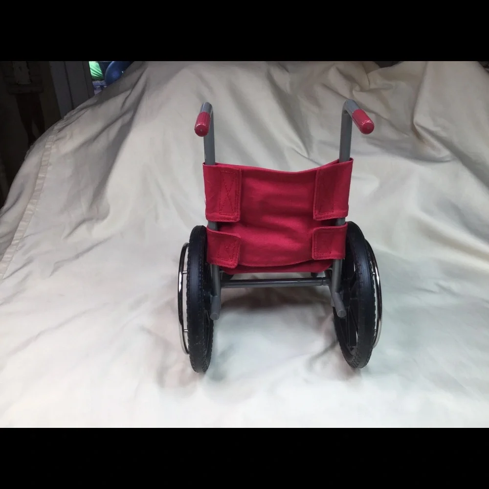 American Girl Red Star Doll Wheelchair